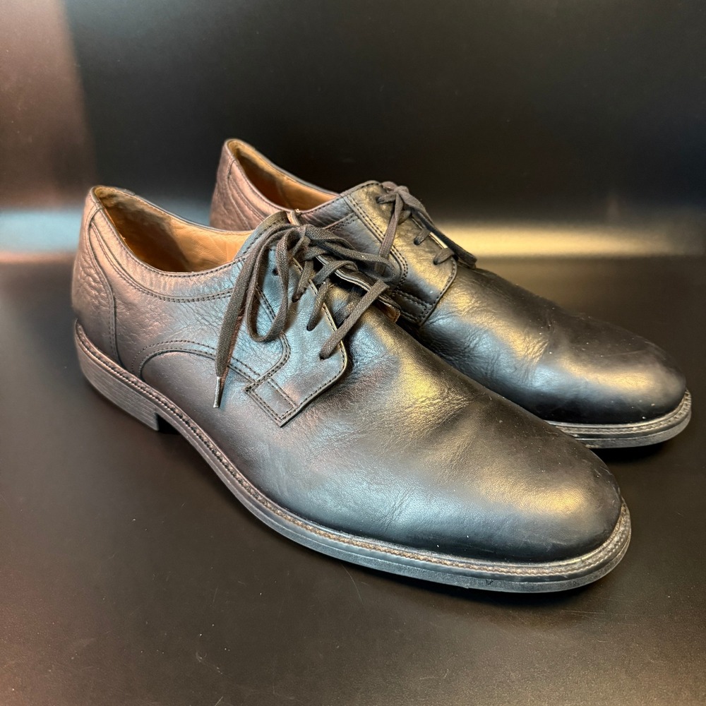 Johnston & Murphy XC4 20-0525 Black Leather Waterproof Derby‎ Mens 12M